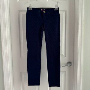 NWT Lilly Pulitzer Kelly Skinny Ankle Pants, Midnight Navy, Size 00
